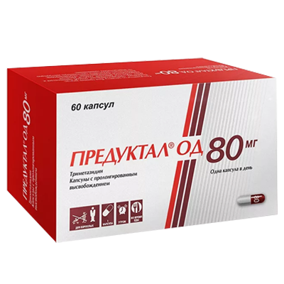 Предуктал 80 аналоги. Предуктал од капс.пролонг.80 мг №30. Предуктал од, капсулы 80мг №60. Предуктал МВ 80 мг. Триметазидин 80 мг или Предуктал 80мг.