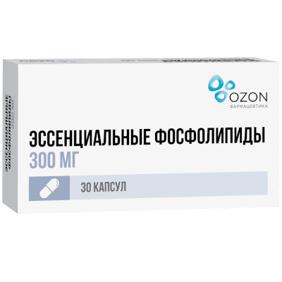 Эссенциальные фосфолипиды капс. 300мг №30