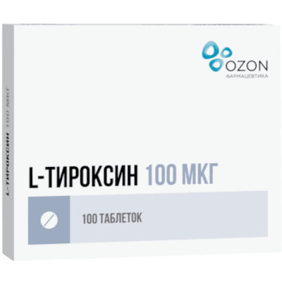 L-тироксин табл. 100мкг №50