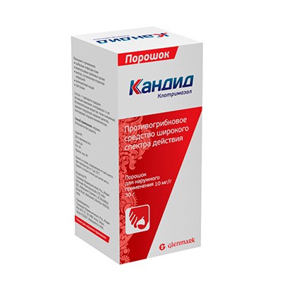 Кандид пор. для наружн. прим. 10мг/г 30г №1