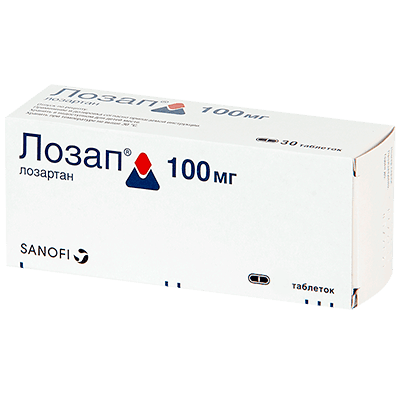 Лозап табл. п.п.о. 100мг №30