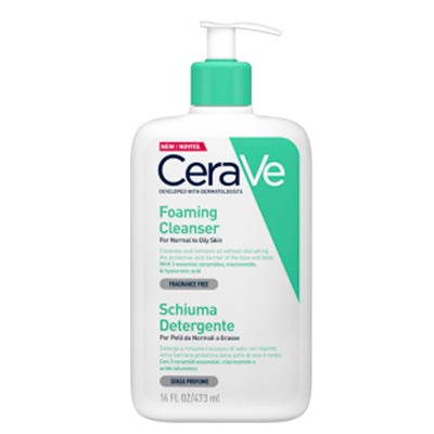 Цераве/cerave гель очищающий д/нормальной и жирной кожи 473мл (MB100800)