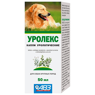 Уролекс капли для собак средних и крупных пород 50мл