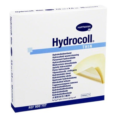 Повязка Гидроколл/Hydrocoll thin гидроколлоид на рану с низкой секрецией 7,5 х 7,5см №1 (9007572)