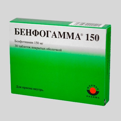 Бенфогамма 150 табл. п.о. 150мг №30 Бенфогамма 150 табл. п.о. 150мг №30