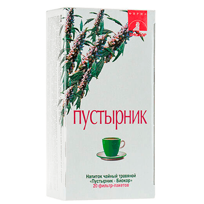 Фиточай Пустырник Биокор ф/п 2г №20 Фиточай Пустырник Биокор ф/п 2г №20