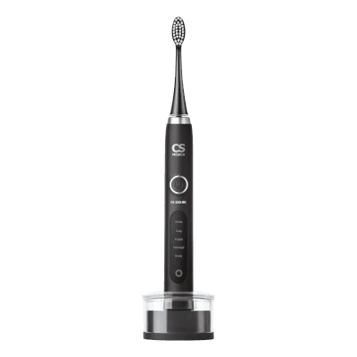 Зубная щетка электрическая звуковая CS medica CS-333-BK (черный)