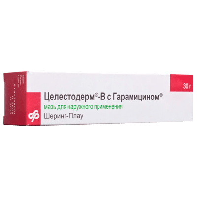 Целестодерм-В с гарамицином мазь для наружного применения 30г №1