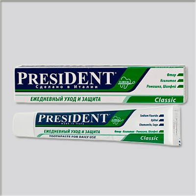Зубная паста Президент классик 50мл