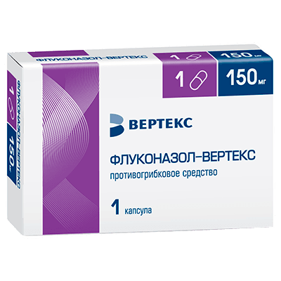 Флуконазол-Вертекс капс. 150мг №1