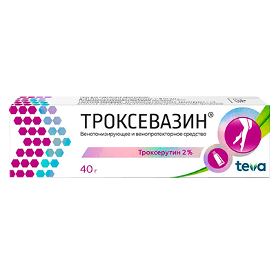 Троксевазин гель для наружного применения 2% 40г №1