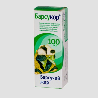 Барсукор Барсучий жир 100мл