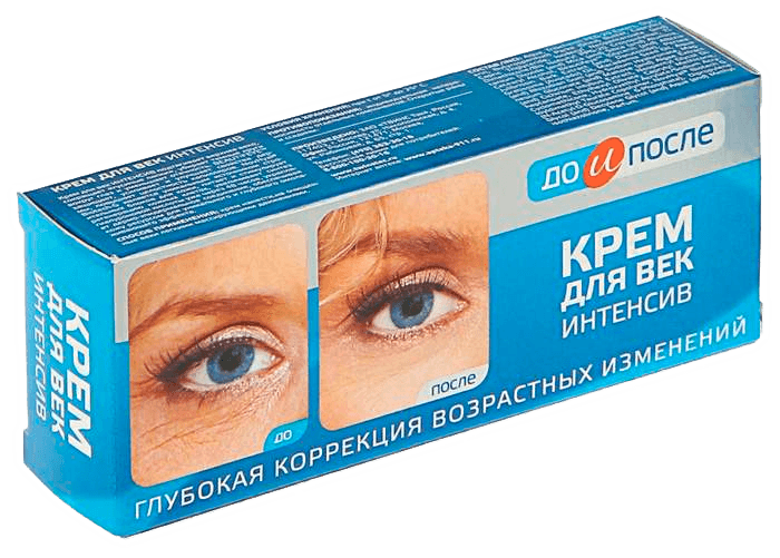 До и после Крем для век интенсив 30мл