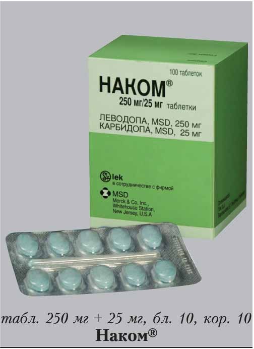 Наком табл. 250мг+25мг №100 Наком табл. 250мг+25мг №100
