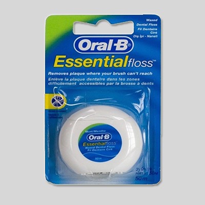 Орал-би зубная нить essential floss 50м вощен мятная_импорт