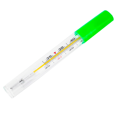 Термометр медицинский ртутный TVY-120 в футляре