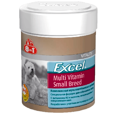 8 в 1 Эксель Мультивитамины для собак мелких пород таб. №70