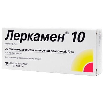 Леркамен 10 таб. п.п.о. 10мг №28 купить Красноярск по выгодной цене в "Губернские аптеки"