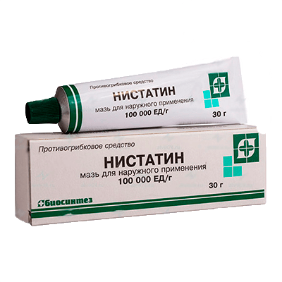 Нистатин мазь 100 000ЕД/г 30г №1 Нистатин мазь 100 000ЕД/г 30г №1