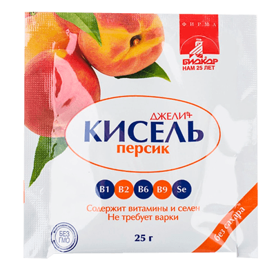 Джели+ Кисель персик 25г