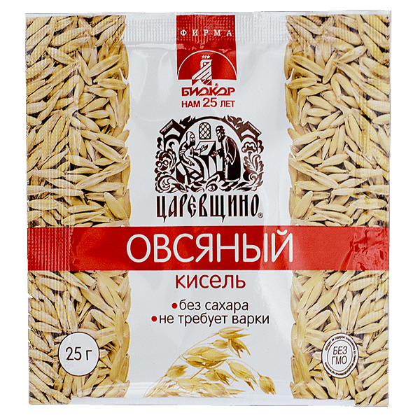 Кисель овсяный царевщино без сахара 25г Кисель овсяный царевщино без сахара 25г