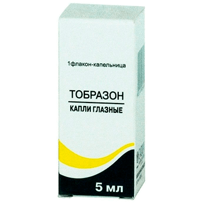 Тобразон капли глазн. 0,1%+0,3% 5мл №1