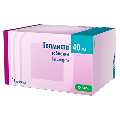 Телмиста табл. 40мг №84