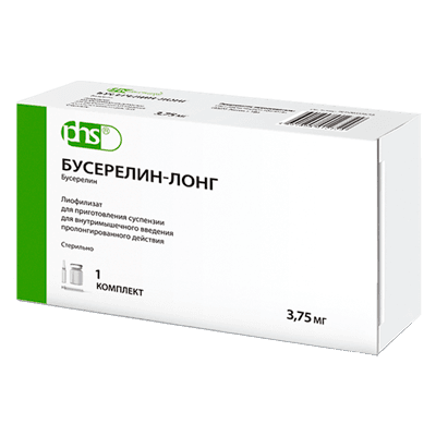Бусерелин-лонг лиоф. д/сусп в/м пролонг 3,75мг №1