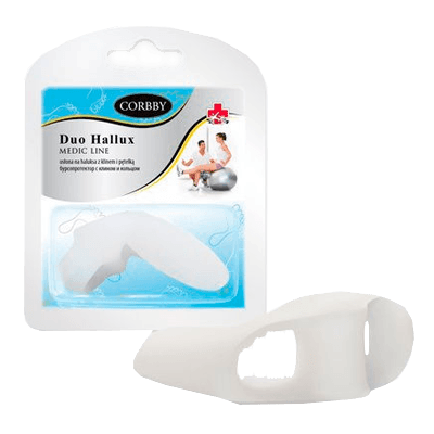 Бурсопротектор Duo hallux гелевый с клином и кольцом Бурсопротектор Duo hallux гелевый с клином и кольцом