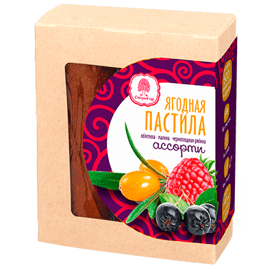 Ягодная пастила Сибирский кедр ассорти (черноплодная рябина,облепиха,малина) 100г Ягодная пастила Сибирский кедр ассорти (черноплодная рябина,облепиха,малина) 100г