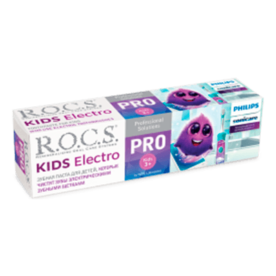 Рокс про Зубная паста детская Kids Electro 45г
