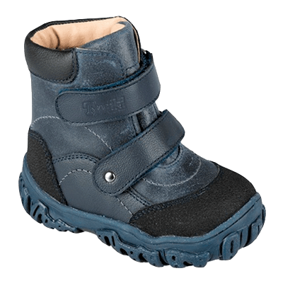Ботинки ортопедические утепленные с мехом р.23 сине-черный TW-520
