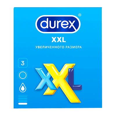 Дюрекс Презервативы комфорт XXL увеличенный размер №3
