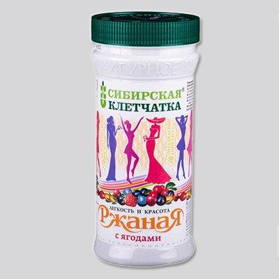 Клетчатка сибирская ржаная с ягодами 350г Клетчатка сибирская ржаная с ягодами 350г