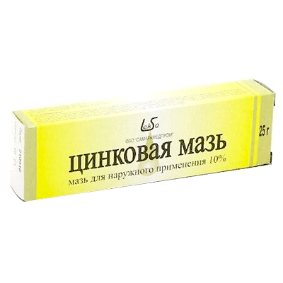 Цинковая мазь 10% 25г №1