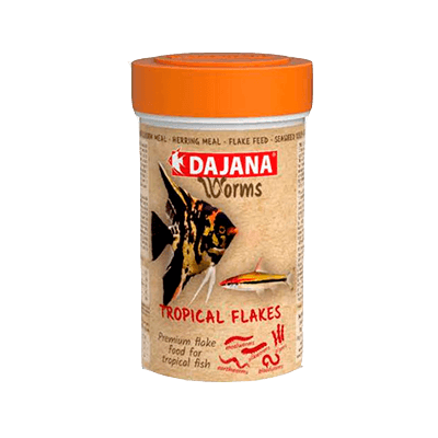 Worms Tropical Flakes Корм для рыб 100мл/18г Worms Tropical Flakes Корм для рыб 100мл/18г