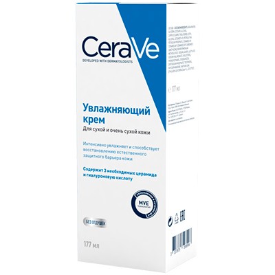 Цераве/cerave Крем увлажняющий для сухой и очень сухой кожи 177мл (MB107800/598996)