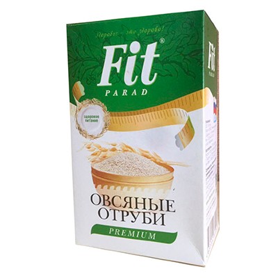 Отруби овсяные Фит Парад 400г Отруби овсяные Фит Парад 400г