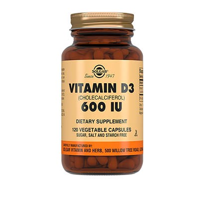 Солгар Витамин Д3 600 МЕ капс. №120