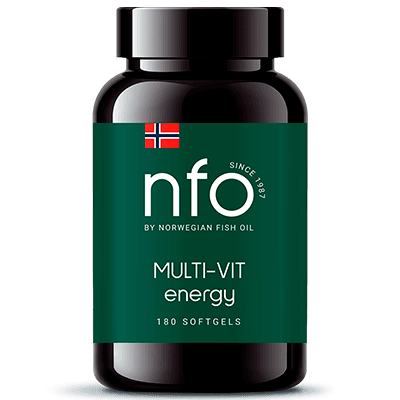 NFO (Норведжиан Фиш Ойл) Мульти-Вит капс. №180