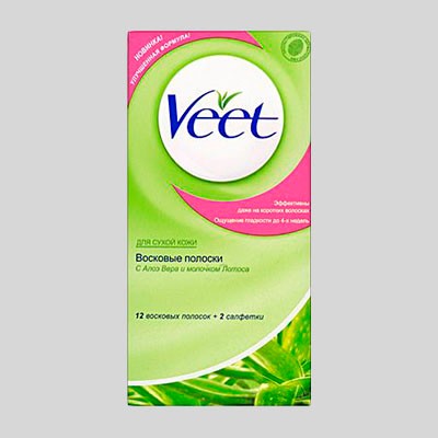 Вит/veet Полоски восковые для сухой кожи №12 Вит/veet Полоски восковые для сухой кожи №12