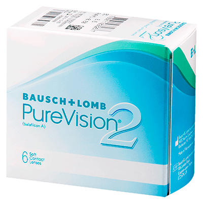 Линзы контактные Pure vision 2 balafilcon a -1,75 №6 Линзы контактные Pure vision 2 balafilcon a -1,75 №6