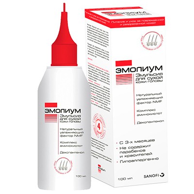 Эмолиум Эмульсия для сухой кожи головы 100мл