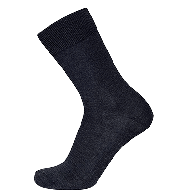 Носки мужские Wool&Silk темно-серый меланж р.45-47