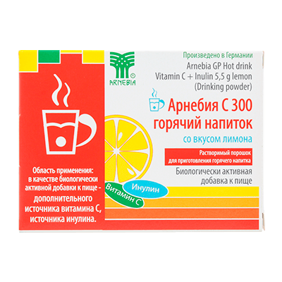 Арнебия Витамин C 300 пор. горячий напиток со вкус. лимон. 5,5г №10