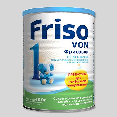 Фрисовом 1 Смесь сухая молочная 0-6мес 400г Фрисовом 1 Смесь сухая молочная 0-6мес 400г