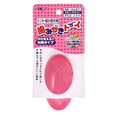 Дентал Той/Dental Toy Игрушка для собак мелких пород мяч овальный для формирования прикуса и усиления зубов розовый р.SSS Дентал Той/Dental Toy Игрушка для собак мелких пород мяч овальный для формирования прикуса и усиления зубов розовый р.SSS
