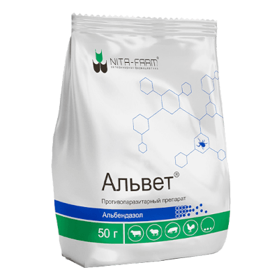 Альвет порошок 20% 50г